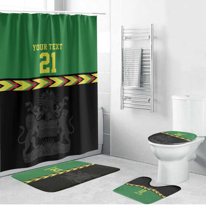 Custom Cricket Africa Malawi Bathroom Set Malawi Chevron Pattern