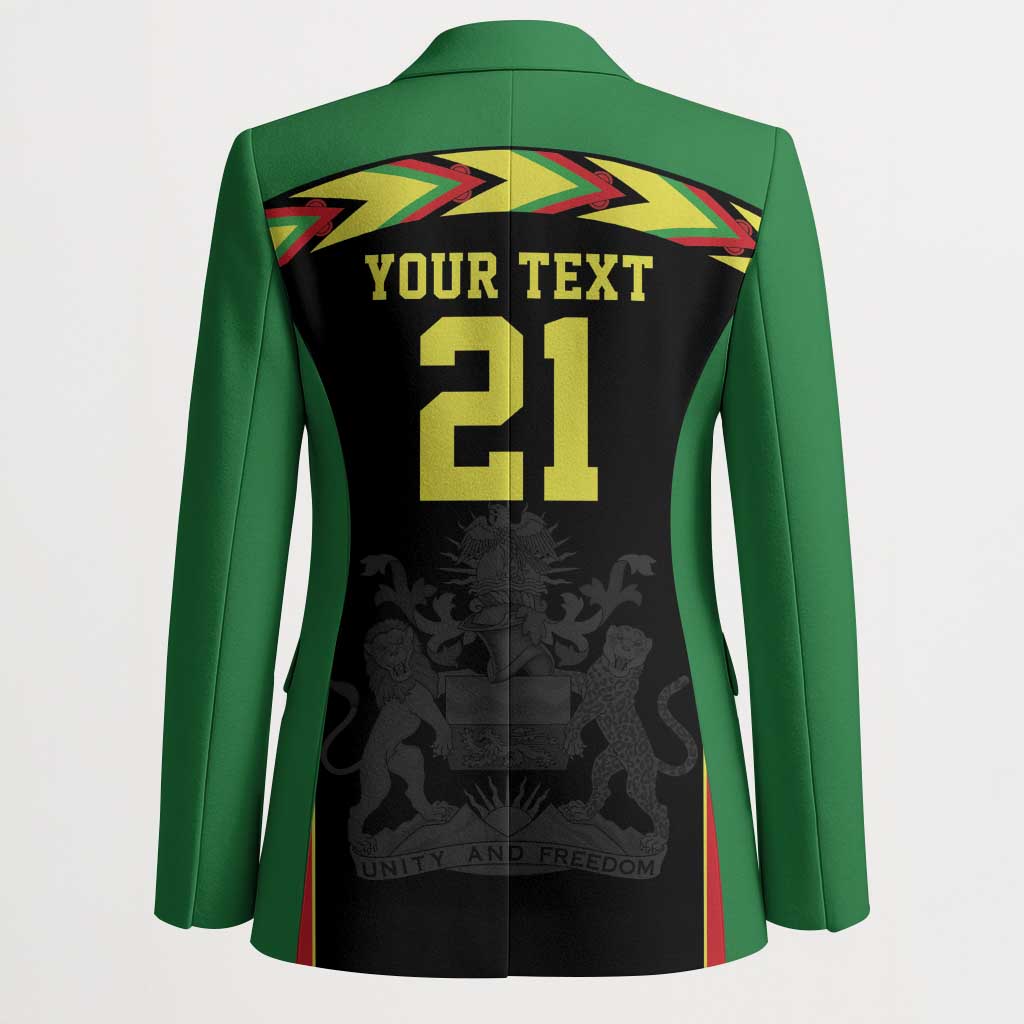Custom Cricket Africa Malawi Blazer Malawi Chevron Pattern