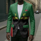 Custom Cricket Africa Malawi Blazer Malawi Chevron Pattern