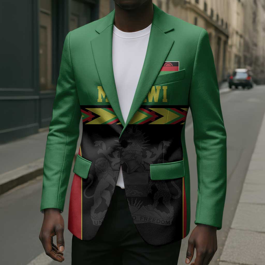 Custom Cricket Africa Malawi Blazer Malawi Chevron Pattern
