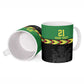 Custom Cricket Africa Malawi Ceramic Mug Malawi Chevron Pattern