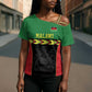 Custom Cricket Africa Malawi Cross Shoulder Shirt Malawi Chevron Pattern