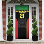 Custom Cricket Africa Malawi Door Cover Malawi Chevron Pattern