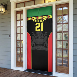 Custom Cricket Africa Malawi Door Cover Malawi Chevron Pattern