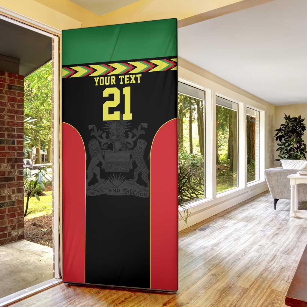 Custom Cricket Africa Malawi Door Cover Malawi Chevron Pattern