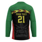 Custom Cricket Africa Malawi Hockey Jersey Malawi Chevron Pattern