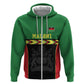 Custom Cricket Africa Malawi Hoodie Malawi Chevron Pattern - African Pride