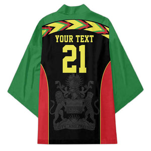 Custom Cricket Africa Malawi Kimono Malawi Chevron Pattern