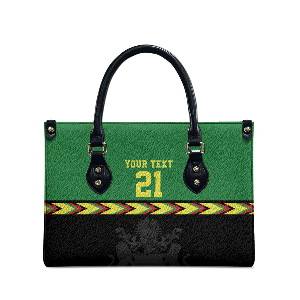 Custom Cricket Africa Malawi Leather Bag Malawi Chevron Pattern