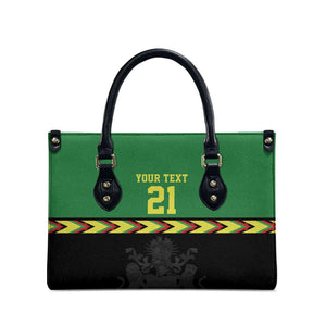 Custom Cricket Africa Malawi Leather Bag Malawi Chevron Pattern