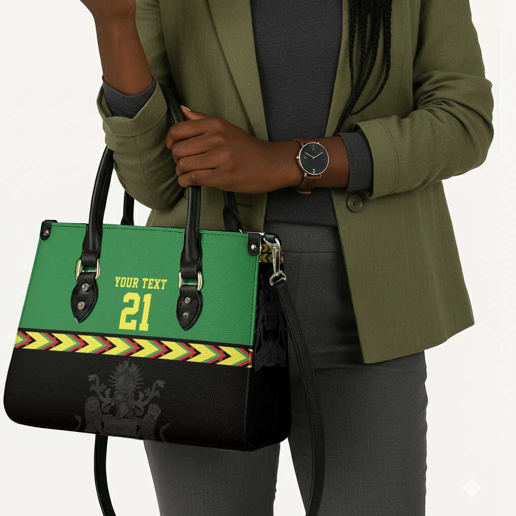 Custom Cricket Africa Malawi Leather Bag Malawi Chevron Pattern