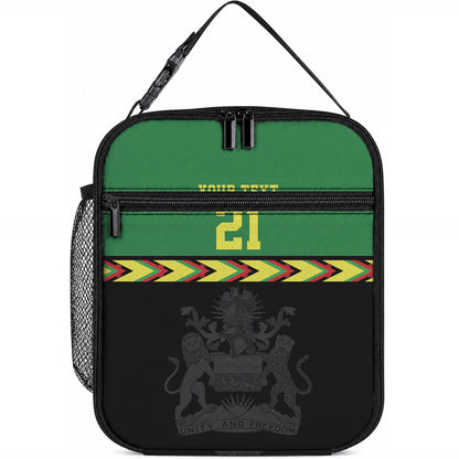 Custom Cricket Africa Malawi Lunch Bag Malawi Chevron Pattern