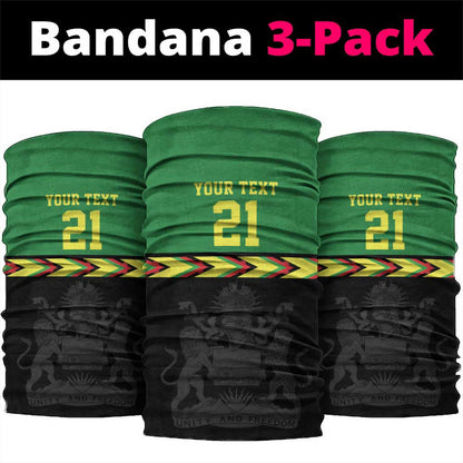Custom Cricket Africa Malawi Neck Gaiter Malawi Chevron Pattern LT9