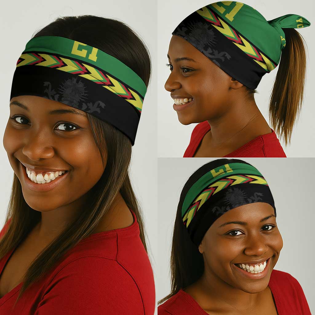 Custom Cricket Africa Malawi Neck Gaiter Malawi Chevron Pattern LT9