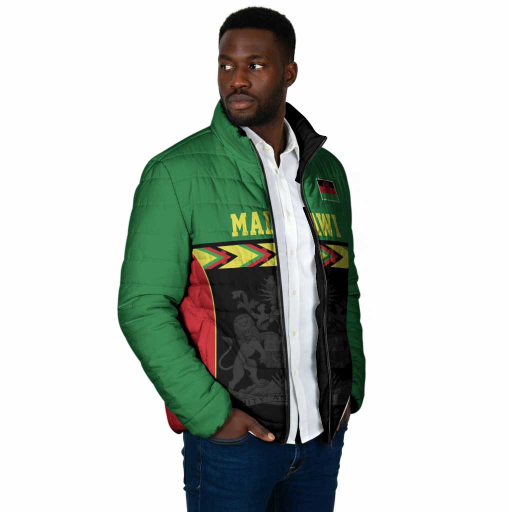 Custom Cricket Africa Malawi Padded Jacket Malawi Chevron Pattern