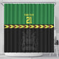 Custom Cricket Africa Malawi Shower Curtain Malawi Chevron Pattern - African Pride