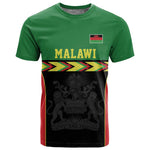 Custom Cricket Africa Malawi T shirt Malawi Chevron Pattern - African Pride