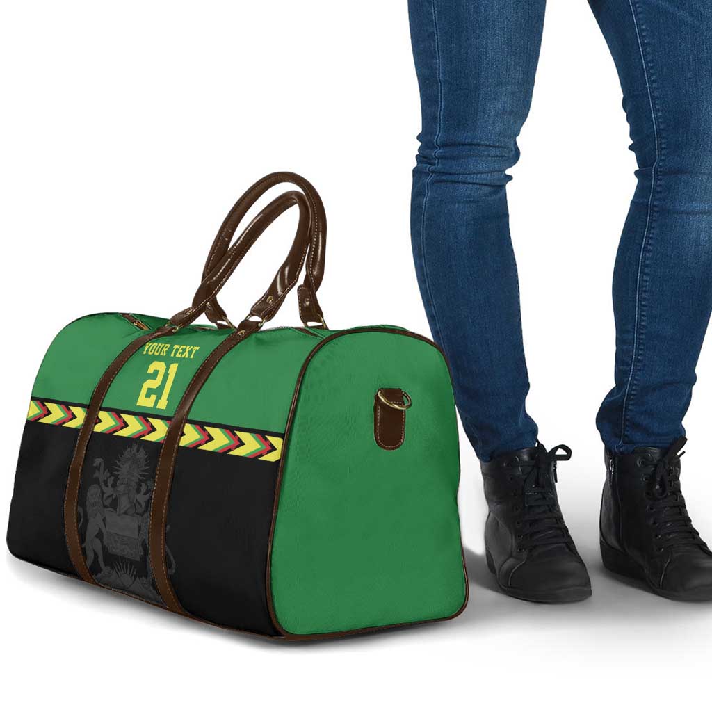 Custom Cricket Africa Malawi Travel Bag Malawi Chevron Pattern