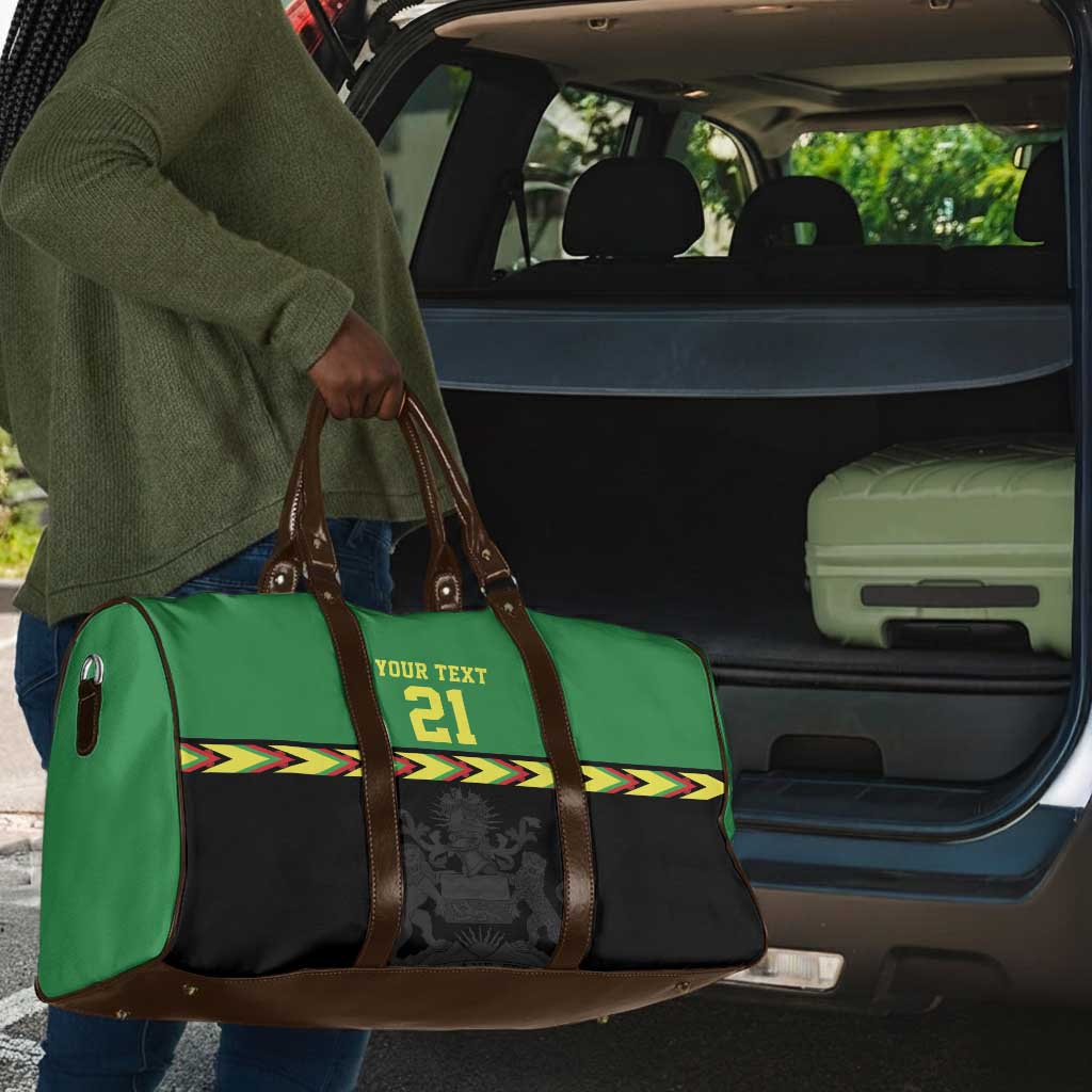 Custom Cricket Africa Malawi Travel Bag Malawi Chevron Pattern