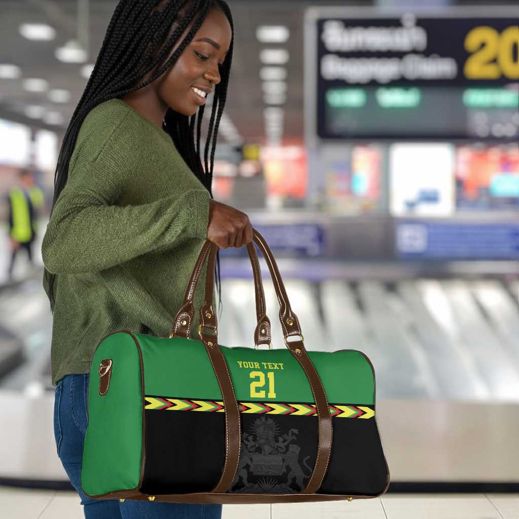 Custom Cricket Africa Malawi Travel Bag Malawi Chevron Pattern