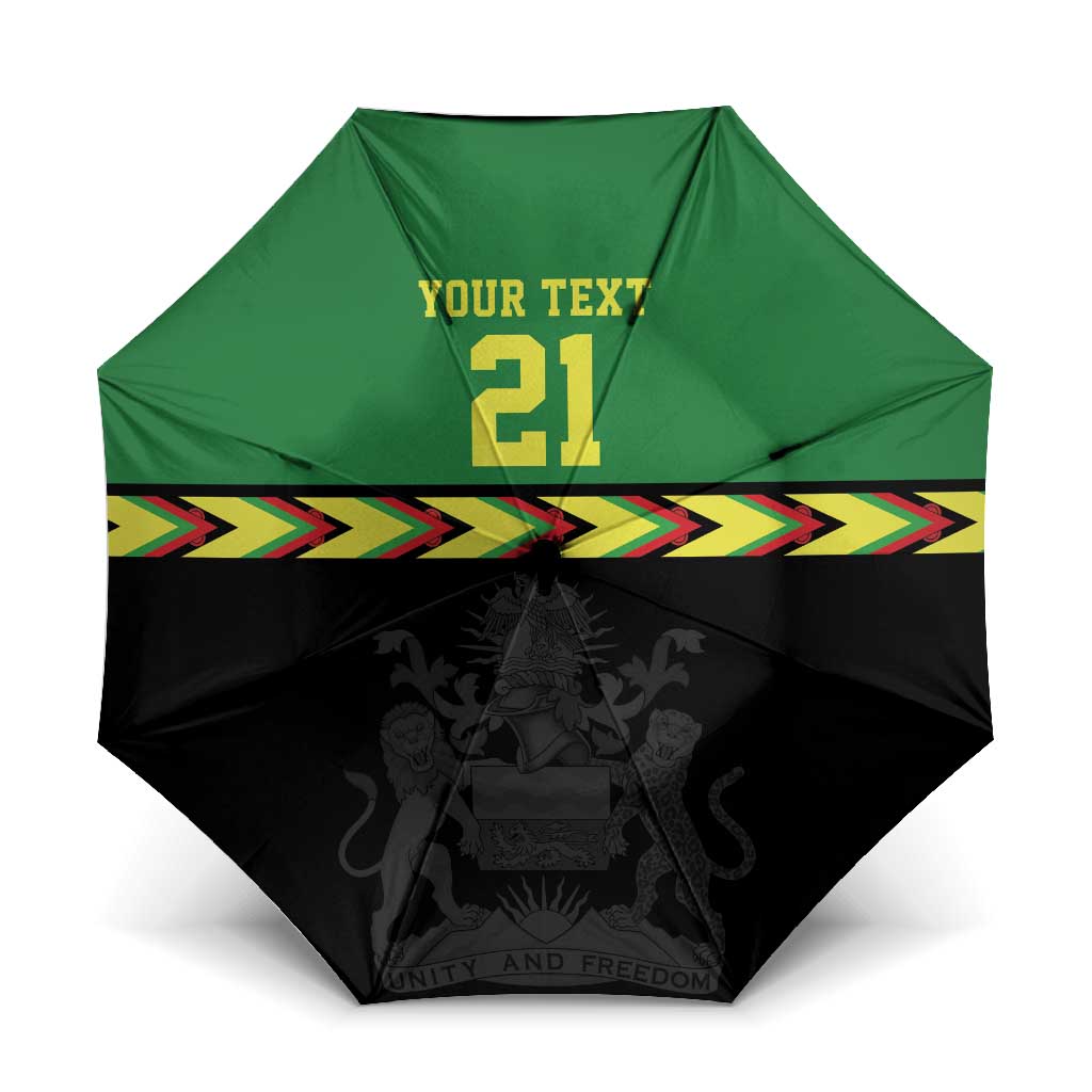 Custom Cricket Africa Malawi Umbrella Malawi Chevron Pattern
