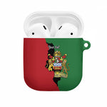 Personalized  Malawi Flag Map AirPods Case Simple Malawi Emblem Coat of Arms