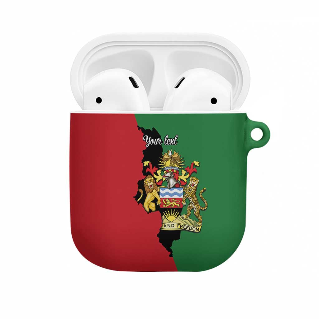 Personalized  Malawi Flag Map AirPods Case Simple Malawi Emblem Coat of Arms