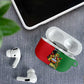 Personalized  Malawi Flag Map AirPods Case Simple Malawi Emblem Coat of Arms
