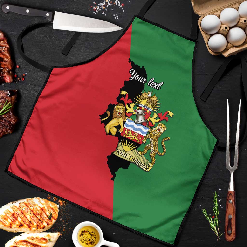 Personalized  Malawi Flag Map Apron Simple Malawi Emblem Coat of Arms