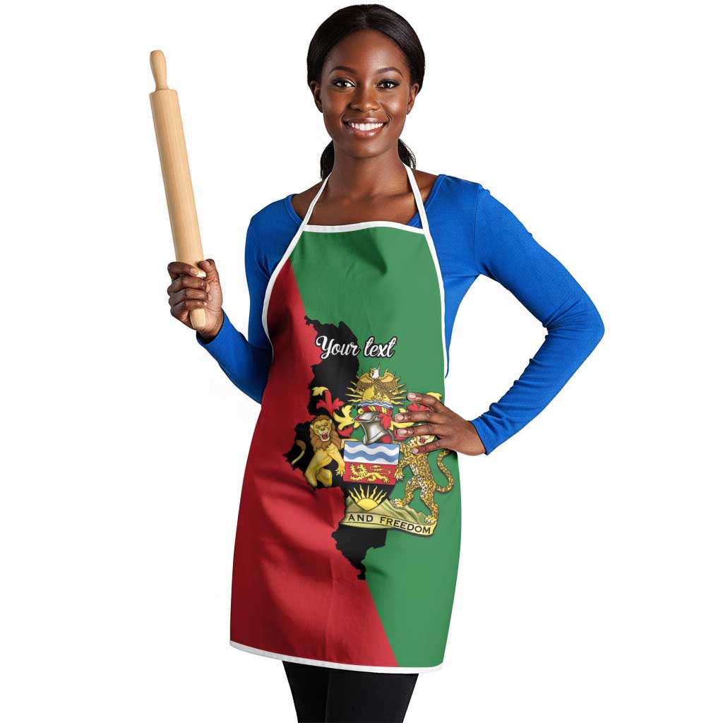 Personalized  Malawi Flag Map Apron Simple Malawi Emblem Coat of Arms