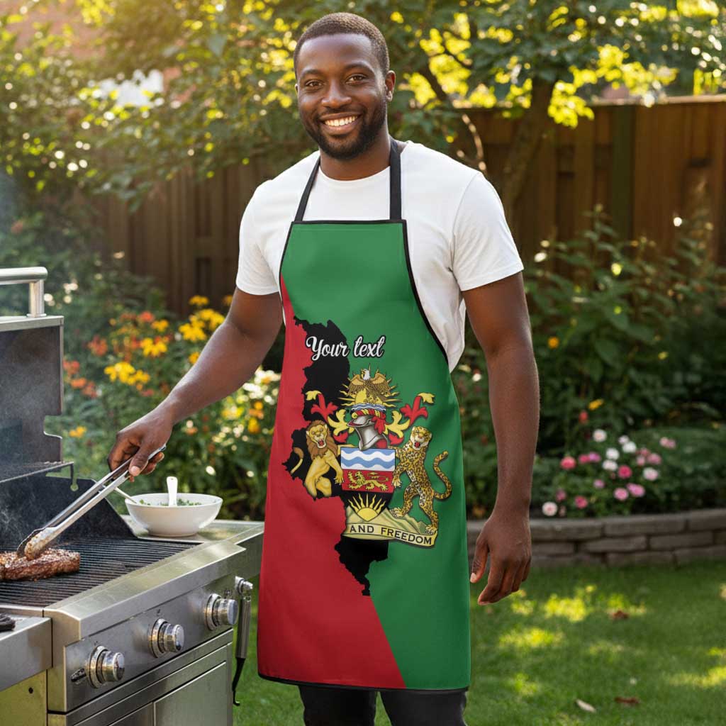 Personalized  Malawi Flag Map Apron Simple Malawi Emblem Coat of Arms