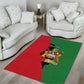 Malawi Flag Map Area Rug Simple Malawi Emblem Coat of Arms - African Pride
