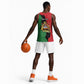 Malawi Flag Map Basketball Jersey Simple Malawi Emblem Coat of Arms LT9