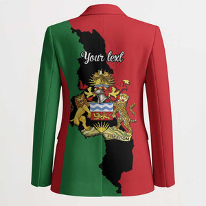 Personalized  Malawi Flag Map Blazer Simple Malawi Emblem Coat of Arms
