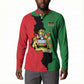 Malawi Flag Map Button Sweatshirt Simple Malawi Emblem Coat of Arms