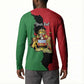 Malawi Flag Map Button Sweatshirt Simple Malawi Emblem Coat of Arms
