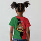 Malawi Flag Map Kid T shirt Simple Malawi Emblem Coat of Arms - African Pride