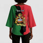 Personalized  Malawi Flag Map Kimono Sleeve Blouse Simple Malawi Emblem Coat of Arms
