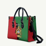 Personalized  Malawi Flag Map Leather Bag Simple Malawi Emblem Coat of Arms
