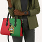 Personalized  Malawi Flag Map Leather Bag Simple Malawi Emblem Coat of Arms