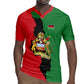 Malawi Flag Map Rugby Jersey Simple Malawi Emblem Coat of Arms - African Pride