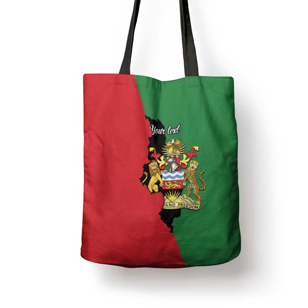 Personalized  Malawi Flag Map Tote Bag Simple Malawi Emblem Coat of Arms