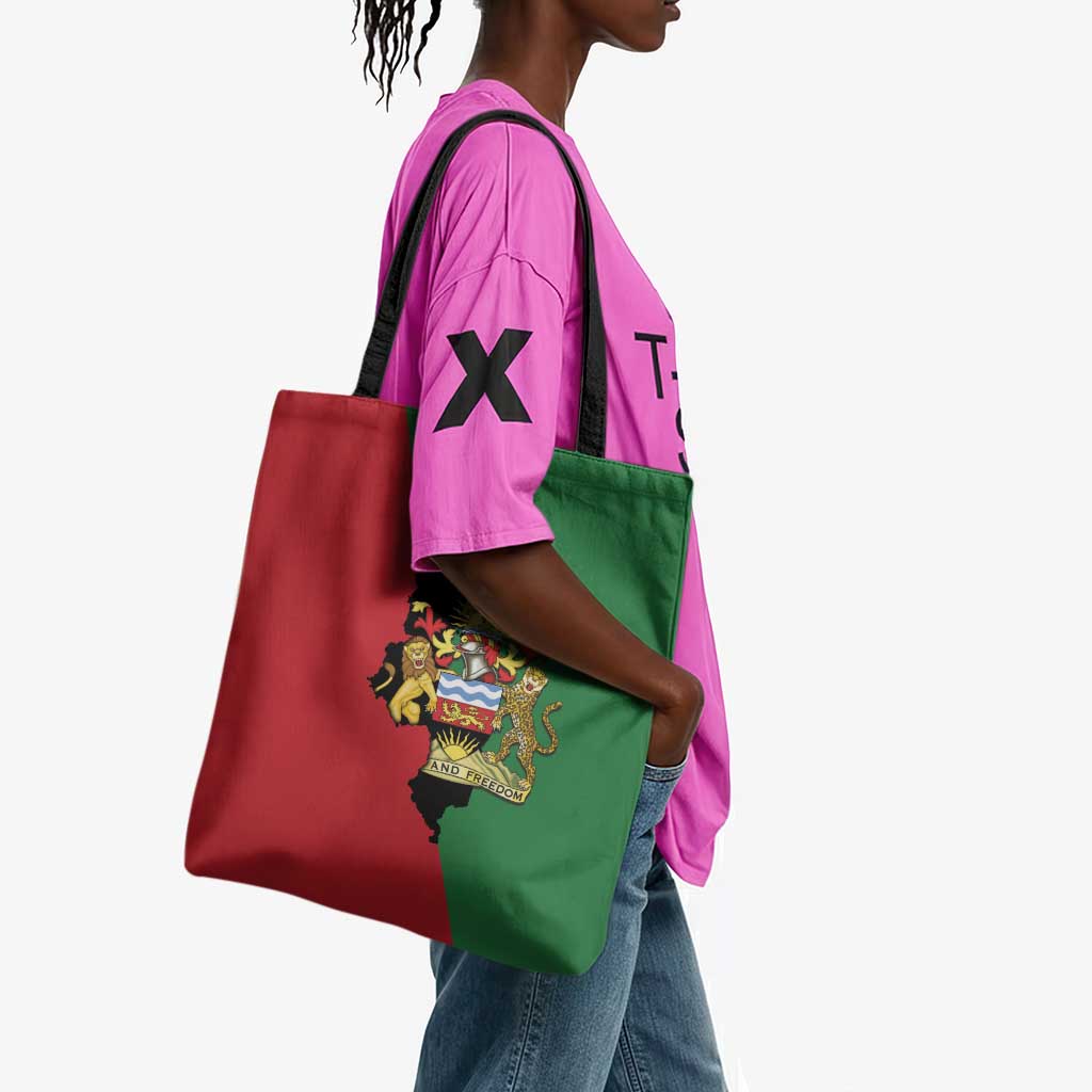 Personalized  Malawi Flag Map Tote Bag Simple Malawi Emblem Coat of Arms