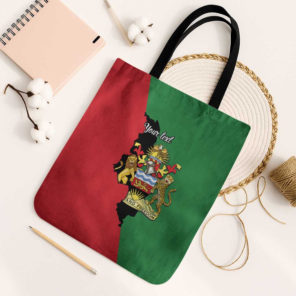 Personalized  Malawi Flag Map Tote Bag Simple Malawi Emblem Coat of Arms