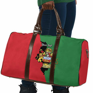 Personalized  Malawi Flag Map Travel Bag Simple Malawi Emblem Coat of Arms