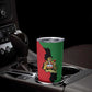 Malawi Flag Map Tumbler Cup Simple Malawi Emblem Coat of Arms - African Pride