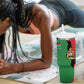 Malawi Flag Map Tumbler With Handle Simple Malawi Emblem Coat of Arms - African Pride
