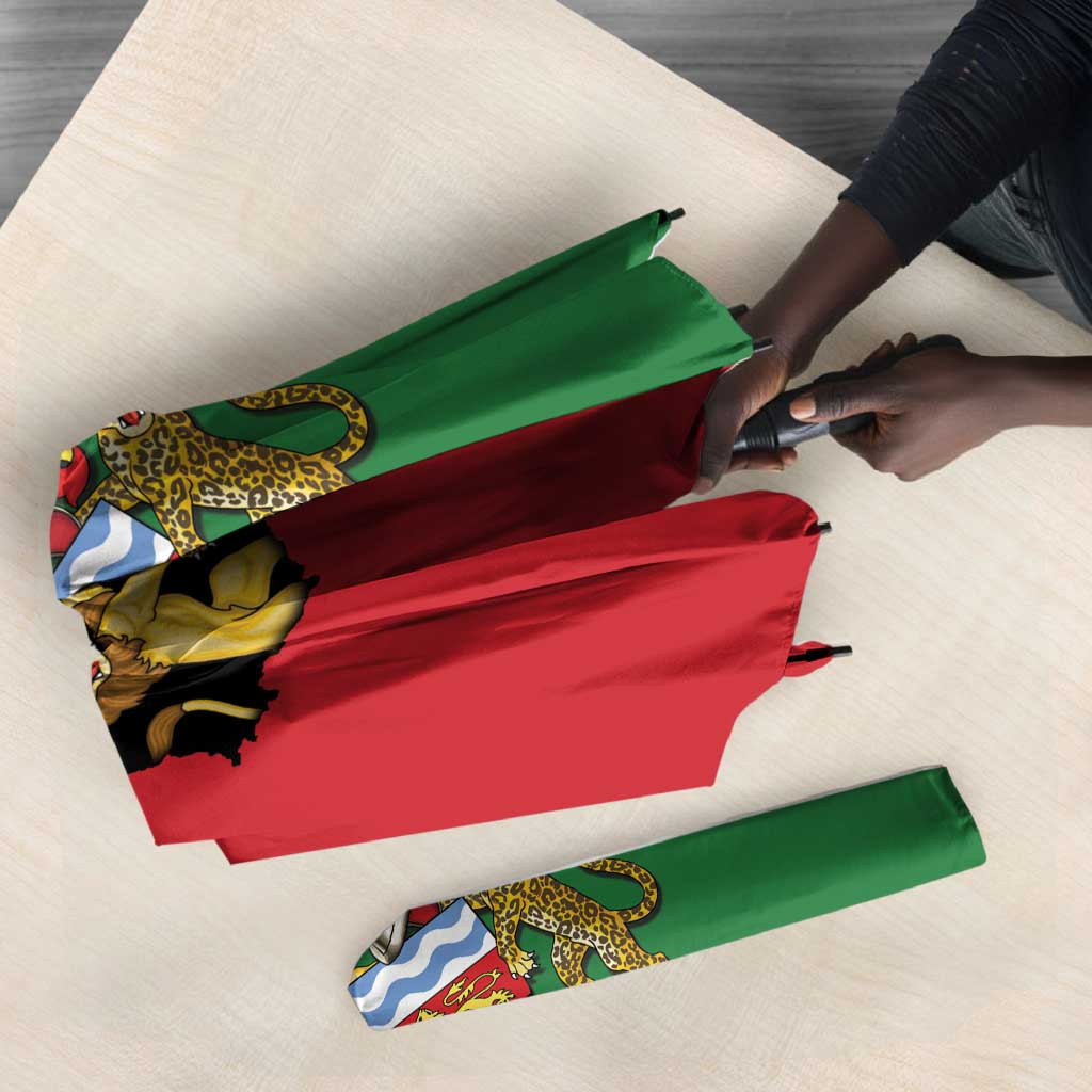 Personalized  Malawi Flag Map Umbrella Simple Malawi Emblem Coat of Arms