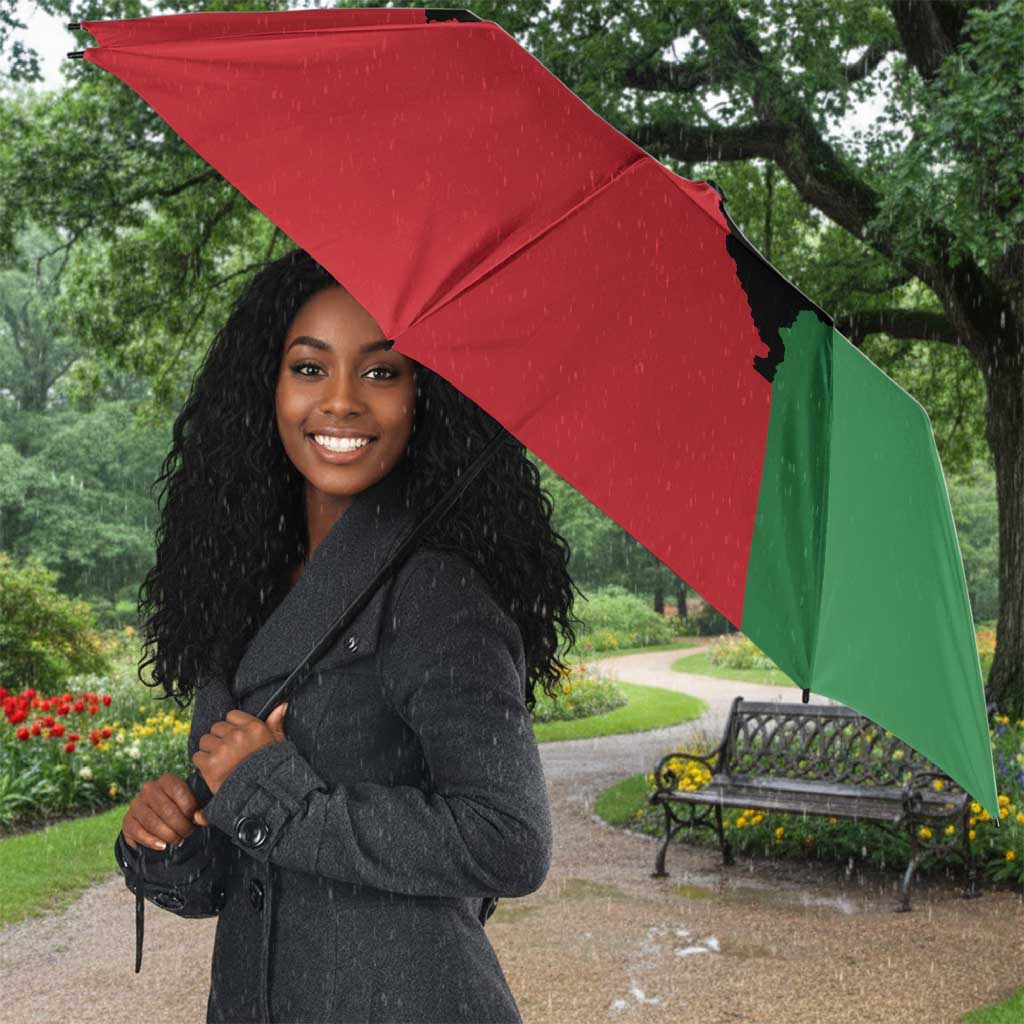 Personalized  Malawi Flag Map Umbrella Simple Malawi Emblem Coat of Arms