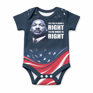 Honor MLK African-American Civil Rights Leaders Baby Onesie The Time Is Always Right To Do What Is Right